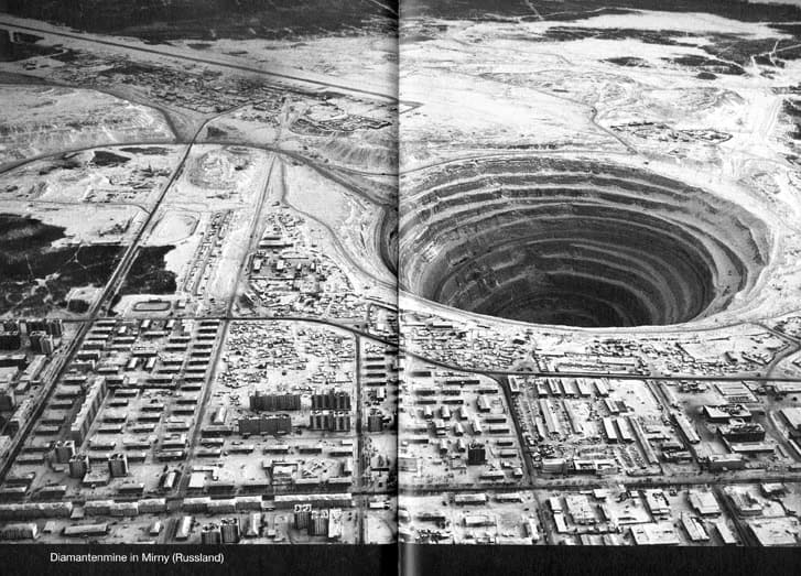 Diamantenmine in Mirny (Russland)