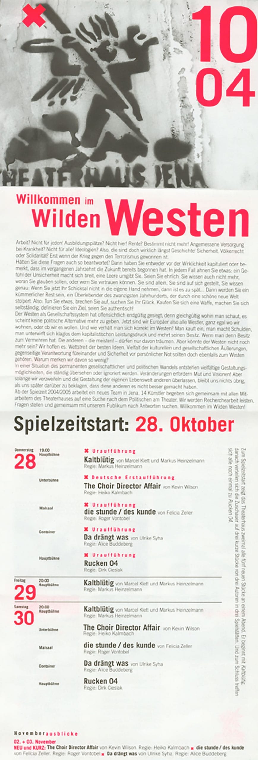 The Choir Director Affair (Theaterstück)